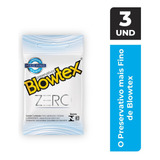 Preservativo Blowtex Zero C/ 3 Unidades