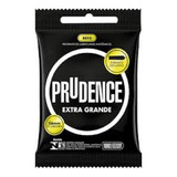 Preservativo Extra Grande Masculino 56mm Prudence 3 Unidades