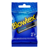 Preservativo Lubrificado Action Blowtex Pacote 3 Unidades