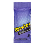 Preservativo Lubrificado Action Blowtex Pacote 6