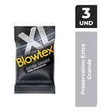 Preservativo Lubrificado Blowtex Extra Grande Pacote