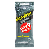 Preservativo Lubrificado Blowtex Pacote Leve 9