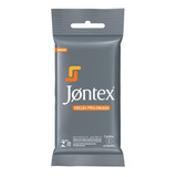 Preservativo Lubrificado Jontex Ereção Prolongada Pac