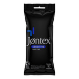 Preservativo Lubrificado Sensitive Jontex Pacote 6