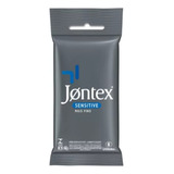 Preservativo Lubrificante Jontex Sensitive Lv8 Pg6