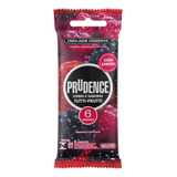 Preservativo Masculino Lubrificado Tutti Frutti Prudence Cores E Sabores Pacote 6 Unidades Embalagem Econômica