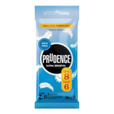 Preservativo Masculino Lubrificado Ultra Sensível Prudence 8 Unidades