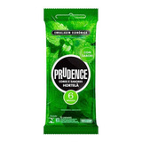 Preservativo Prudence Cores E Sabores Hortelã 6 Unidades