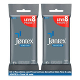 Preservativo Sensitive 16 Unidades Camisinha Jontex