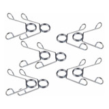 Presilha Barra 25mm Musculação Kit 10 Un Prof Academia