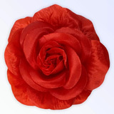 Presilha Rosa Flor De Cabelo Vermelho P/ Pombagira Cigana