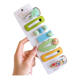 Presilhas De Cabelo Infantil Kit 9 Peças Acessórios Meninas