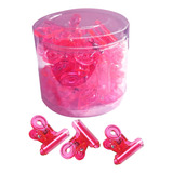 Presilhas Plástico Curvatura C Grampo Unhas Pink 22mm / 31mm