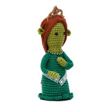 Princesa Fiona Em Amigurumi Crochê Boneca Artesanal Infantil
