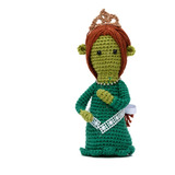 Princesa Fiona Em Amigurumi Crochê Colecionável Artesanal