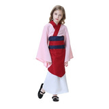 Princesa Huan Mulan Fantasia Infantil Luxo