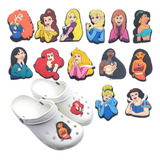 Princesas Disney Broche Para Crocs Botton