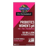 Probiotico Garden Of Life Feminino Ph 50 Bilhoes 30 Cps