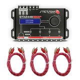 Processador Áudio Digital Stetsom Stx2448 + 3 Cabos Rca 1m