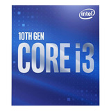 Processador Intel Core I3 10100 3 60ghz At 4 3ghz Quad Core 6mb Cache grficos Integrados 