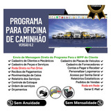 Programa Oficina Mecânica Caminhão + Check List, Vendas V6.2