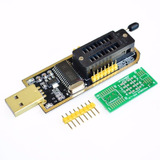 Programador Gravador Eprom Usb Ch341a Flash Spi Bios Ch341