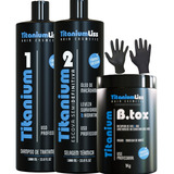 Progressiva Semi Definitiva Titanium Liss Kit 2x1 + Btox 1kg