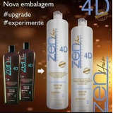 Progressiva Zen Hair 4d Plástica Dos Fios Óleo De Coco 2x1lt