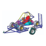 Projeto Carretinha Gaiola Kart Cross Buggy Com Rampa