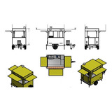 Projeto Food Trailer Lanches Carretinha Reboque 1 Eixo - Pdf
