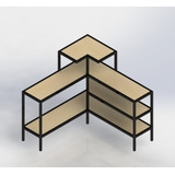 Projeto Para Fabricar Móvel Estilo Industrial - Pdf + Brinde