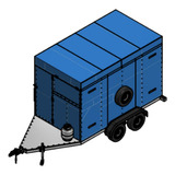Projeto Reboque Trailer Food Truck Lanche +brinde 1 Eixo