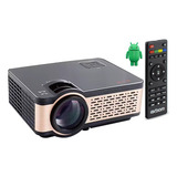 Projetor 4k Multimídia Led Smart Tv Android Wifi Bluetooth