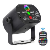 Projetor Holográfico Laser Festa Dj Rgb Led Sensor Rítmico