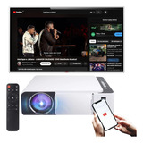 Projetor Led Portátil T5 Tv Cinema Smart Wifi Full Hd 4k Usb