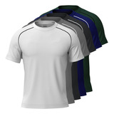 Promoção 5 Camisa Dry Fit Masculina Academia Corrida Cross 