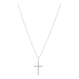 Promoção Corrente De Prata Masculina 60cm Prata925 Crucifixo