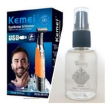 Promoção Kemei Barbeador Pelos Aprova D' Água + Óleo Barba