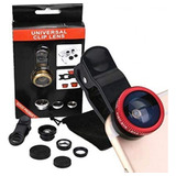 Promoção Kit Lente 3 Em 1 Macro Wide Olho De Peixe Universal