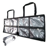 Promoção Kit Pasta Bolsa Pasta Porta Esmaltes Maquiagem Manicure Maquiador Até 120 Frascos + Necessaire Transparente
