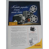 Propaganda Filmadora Kodak Magazine 16/projetor 16 Anos 40 