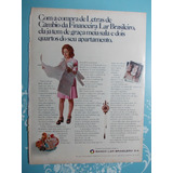Propaganda Vintage. Aços Do Brasil. Banco Lar Brasileiro S.a