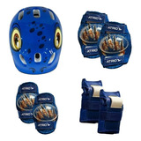 Proteção Capacete Kit 7peça Skate Patente
