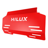 Proteção De Carter Vermelho Para Hilux 2016 A 2024