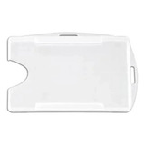 Protetor / Porta Crachá Transparente Universal 100 Unidades