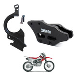 Protetor Anti Block Pinhão Crf250f Guia De Corrente Traseiro