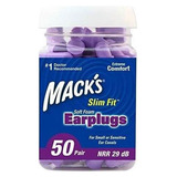 Protetor Auricular Mack's Slim Fit - Nrr 29 Db - 50 Pares
