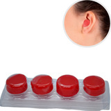 Protetor Auricular Ouvido Plug Tampão Silicone Natação Ruído