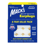 Protetor Auricular Silicone Macio Macks Earplugs