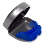 Protetor Bucal Moldável Duplo C/estojo -boxe, Muay Thai,mma Sabor Azul